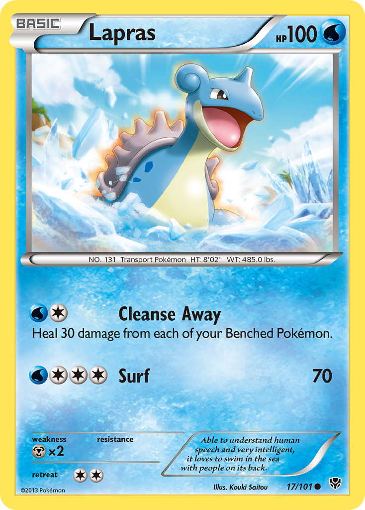 Lapras (17/101) [Black & White: Plasma Blast] - Card Brawlers | Quebec | Canada | Yu-Gi-Oh!