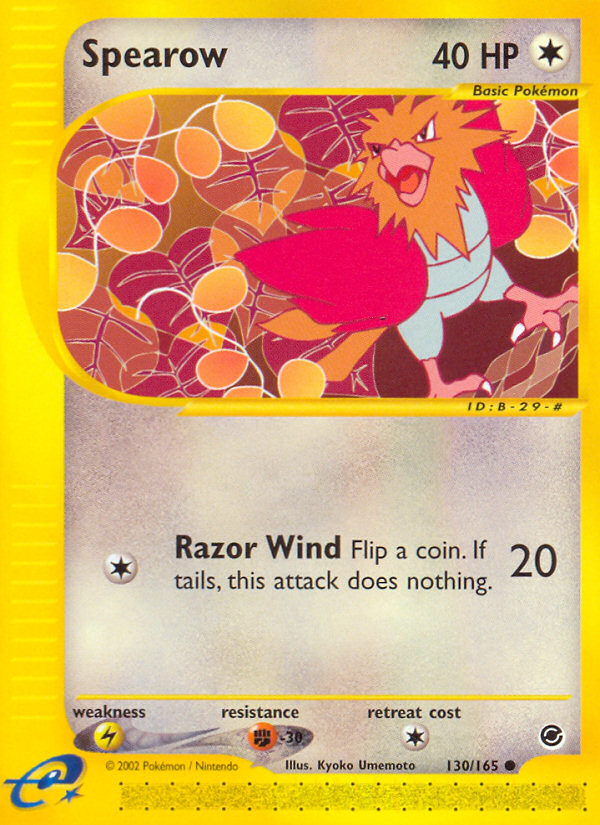 Spearow (130/165) [Expedition: Base Set] - Card Brawlers | Quebec | Canada | Yu-Gi-Oh!