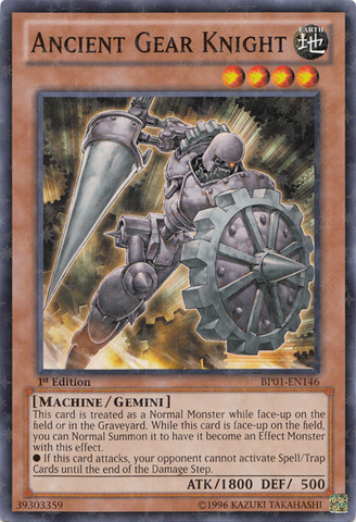 Ancient Gear Knight [BP01-EN146] Starfoil Rare - Card Brawlers | Quebec | Canada | Yu-Gi-Oh!