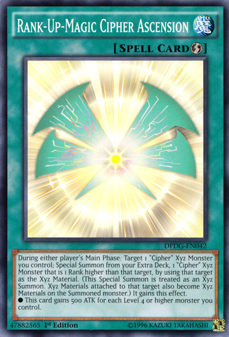 Rank-Up-Magic Cipher Ascension [DPDG-EN042] Common - Yu-Gi-Oh! - Card Brawlers | Quebec | Canada |