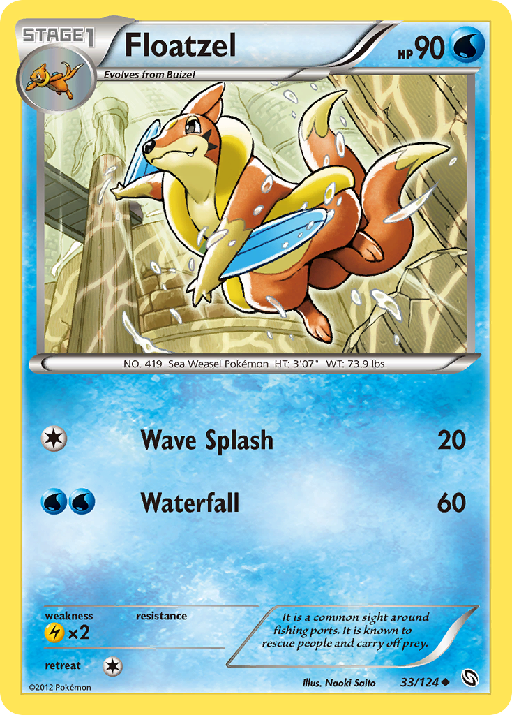 Floatzel (33/124) [Black & White: Dragons Exalted] - Card Brawlers | Quebec | Canada | Yu-Gi-Oh!