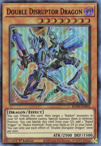Double Disrupter Dragon [BODE-EN002] Super Rare - Card Brawlers | Quebec | Canada | Yu-Gi-Oh!