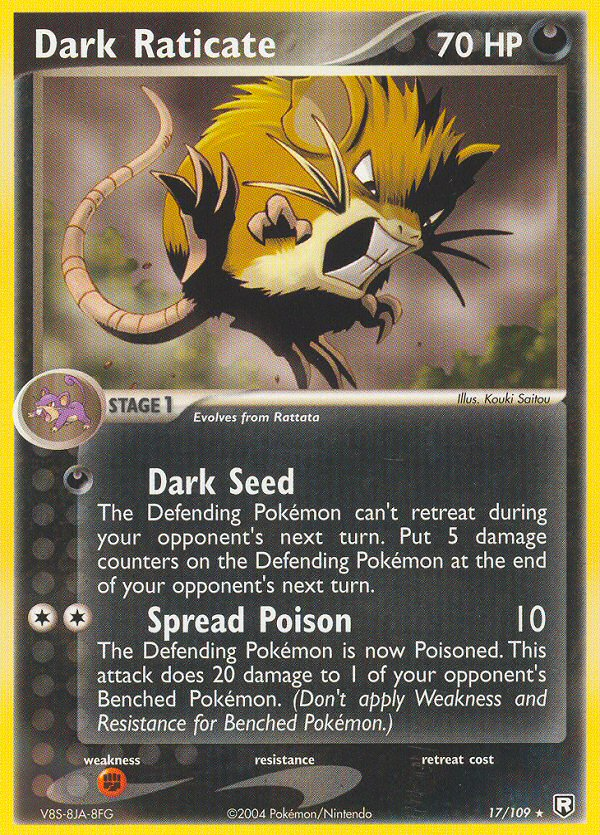 Dark Raticate (17/109) [EX: Team Rocket Returns] - Card Brawlers | Quebec | Canada | Yu-Gi-Oh!
