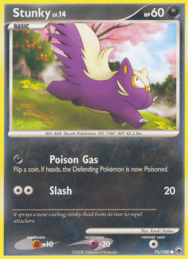 Stunky (76/100) [Diamond & Pearl: Majestic Dawn] - Card Brawlers | Quebec | Canada | Yu-Gi-Oh!