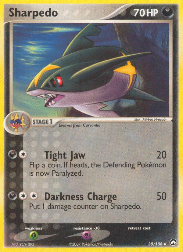 Sharpedo (38/108) [EX: Power Keepers] - Card Brawlers | Quebec | Canada | Yu-Gi-Oh!