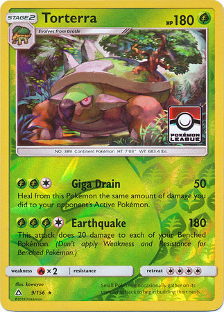 Torterra (9/156) (League Promo) [Sun & Moon: Ultra Prism] - Card Brawlers | Quebec | Canada | Yu-Gi-Oh!