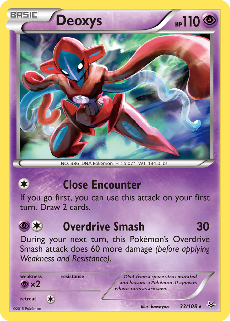 Deoxys (33/108) [XY: Roaring Skies] - Card Brawlers | Quebec | Canada | Yu-Gi-Oh!