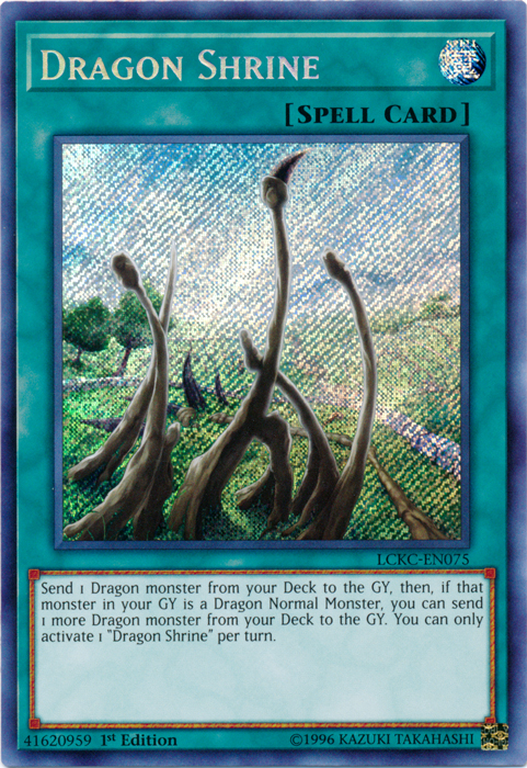 Dragon Shrine [LCKC-EN075] Secret Rare - Yu-Gi-Oh! - Card Brawlers | Quebec | Canada |