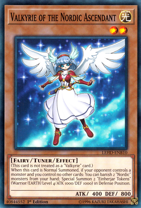 Valkyrie of the Nordic Ascendant [LEHD-ENB10] Common - Card Brawlers | Quebec | Canada | Yu-Gi-Oh!