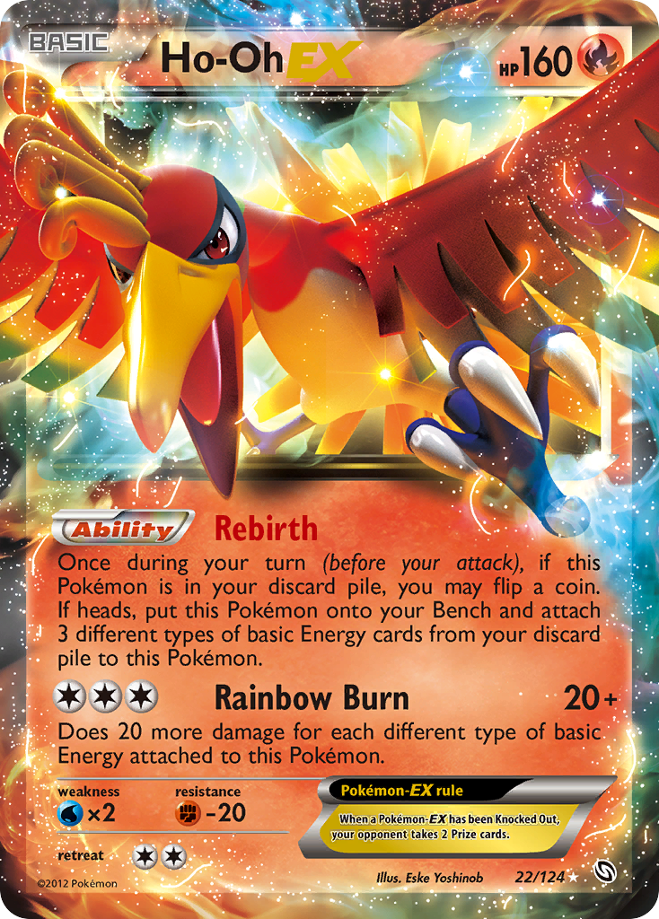 Ho-Oh EX (22/124) [Black & White: Dragons Exalted] - Card Brawlers | Quebec | Canada | Yu-Gi-Oh!