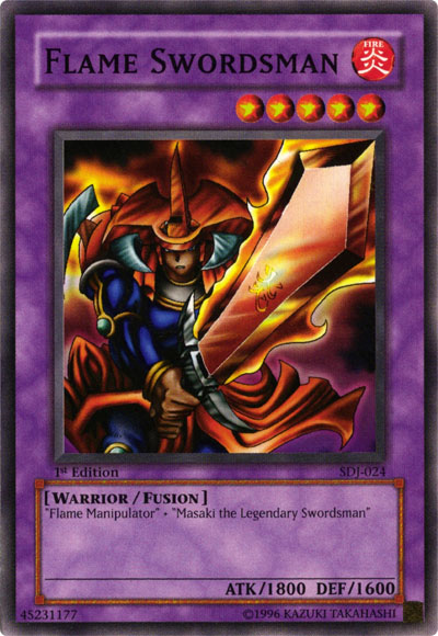 Flame Swordsman [SDJ-024] Common - Card Brawlers | Quebec | Canada | Yu-Gi-Oh!