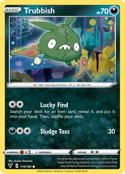 Trubbish (110/185) [Sword & Shield: Vivid Voltage] - Card Brawlers | Quebec | Canada | Yu-Gi-Oh!