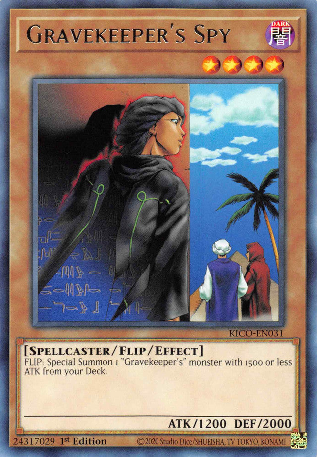 Gravekeeper's Spy [KICO-EN031] Rare - Card Brawlers | Quebec | Canada | Yu-Gi-Oh!