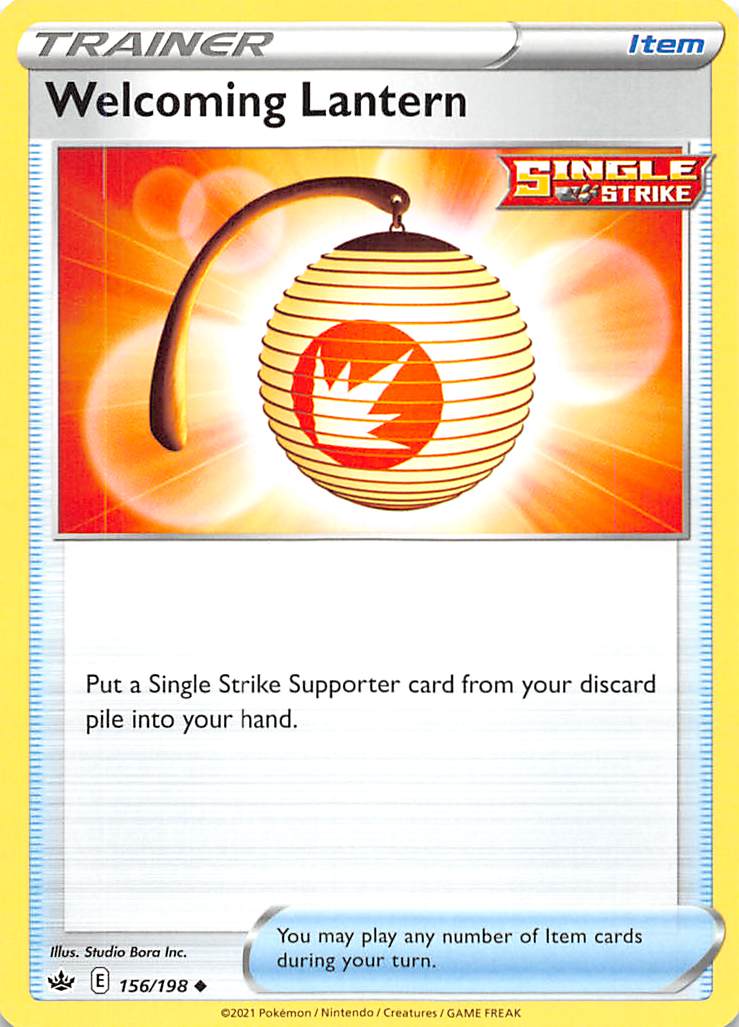Welcoming Lantern (156/198) [Sword & Shield: Chilling Reign] - Card Brawlers | Quebec | Canada | Yu-Gi-Oh!