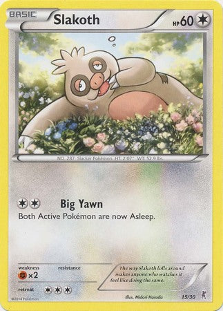 Slakoth (15/30) [XY: Trainer Kit 1 - Bisharp] - Card Brawlers | Quebec | Canada | Yu-Gi-Oh!