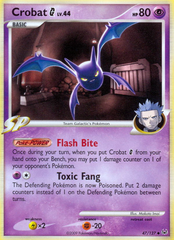 Crobat G (47/127) [Platinum: Base Set] - Card Brawlers | Quebec | Canada | Yu-Gi-Oh!