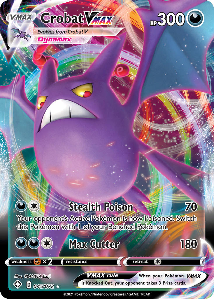 Crobat VMAX (045/072) [Sword & Shield: Shining Fates] - Card Brawlers | Quebec | Canada | Yu-Gi-Oh!