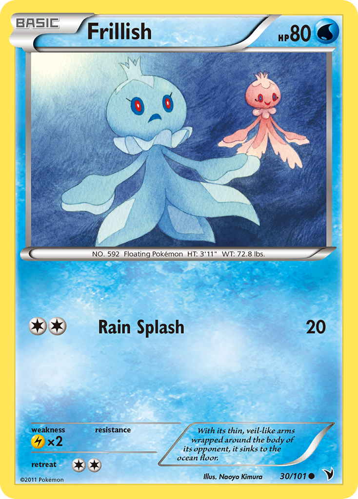 Frillish (30/101) [Black & White: Noble Victories] - Card Brawlers | Quebec | Canada | Yu-Gi-Oh!