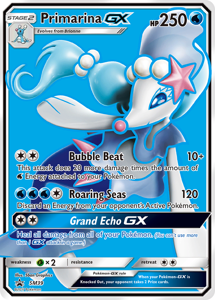 Primarina GX (SM39) [Sun & Moon: Black Star Promos] - Card Brawlers | Quebec | Canada | Yu-Gi-Oh!