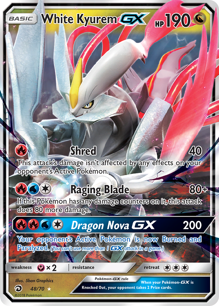 White Kyurem GX (48/70) [Sun & Moon: Dragon Majesty] - Card Brawlers | Quebec | Canada | Yu-Gi-Oh!
