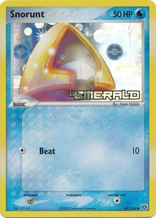 Snorunt (64/106) (Stamped) [EX: Emerald] - Card Brawlers | Quebec | Canada | Yu-Gi-Oh!