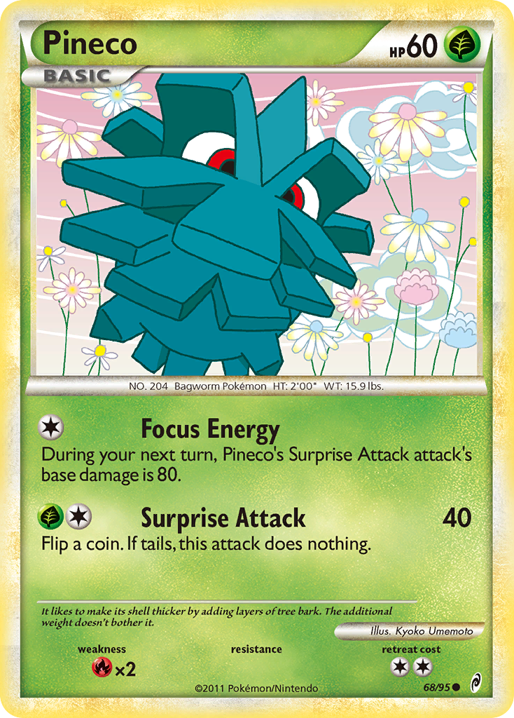 Pineco (68/95) [HeartGold & SoulSilver: Call of Legends] - Card Brawlers | Quebec | Canada | Yu-Gi-Oh!