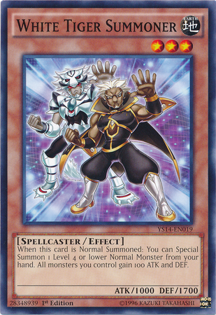 White Tiger Summoner [YS14-EN019] Common - Yu-Gi-Oh! - Card Brawlers | Quebec | Canada |