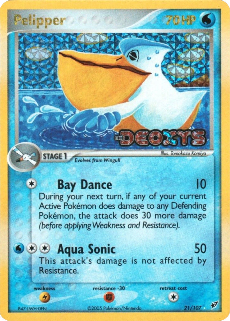 Pelipper (21/107) (Stamped) [EX: Deoxys] - Card Brawlers | Quebec | Canada | Yu-Gi-Oh!