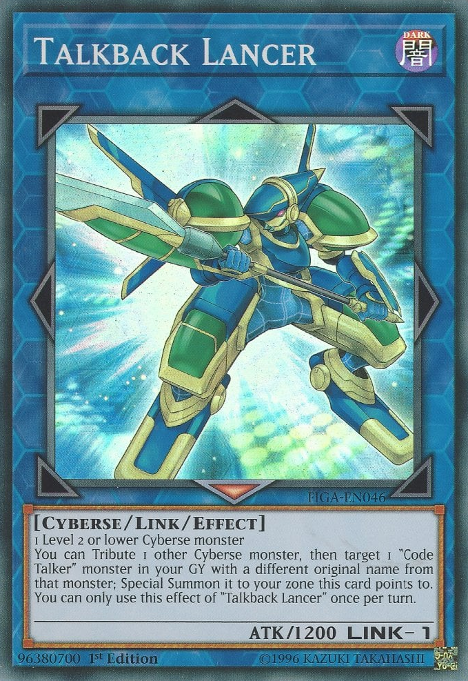 Talkback Lancer [FIGA-EN046] Super Rare - Card Brawlers | Quebec | Canada | Yu-Gi-Oh!