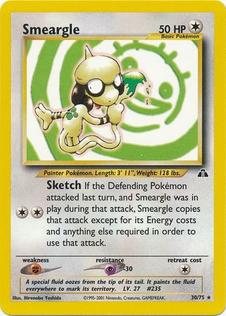 Smeargle (30/75) [Neo Discovery Unlimited] - Card Brawlers | Quebec | Canada | Yu-Gi-Oh!