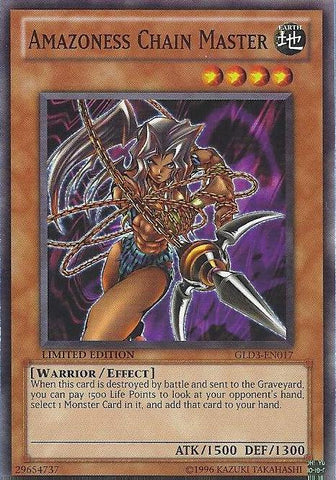 Amazoness Chain Master [GLD3-EN017] Common - Card Brawlers | Quebec | Canada | Yu-Gi-Oh!