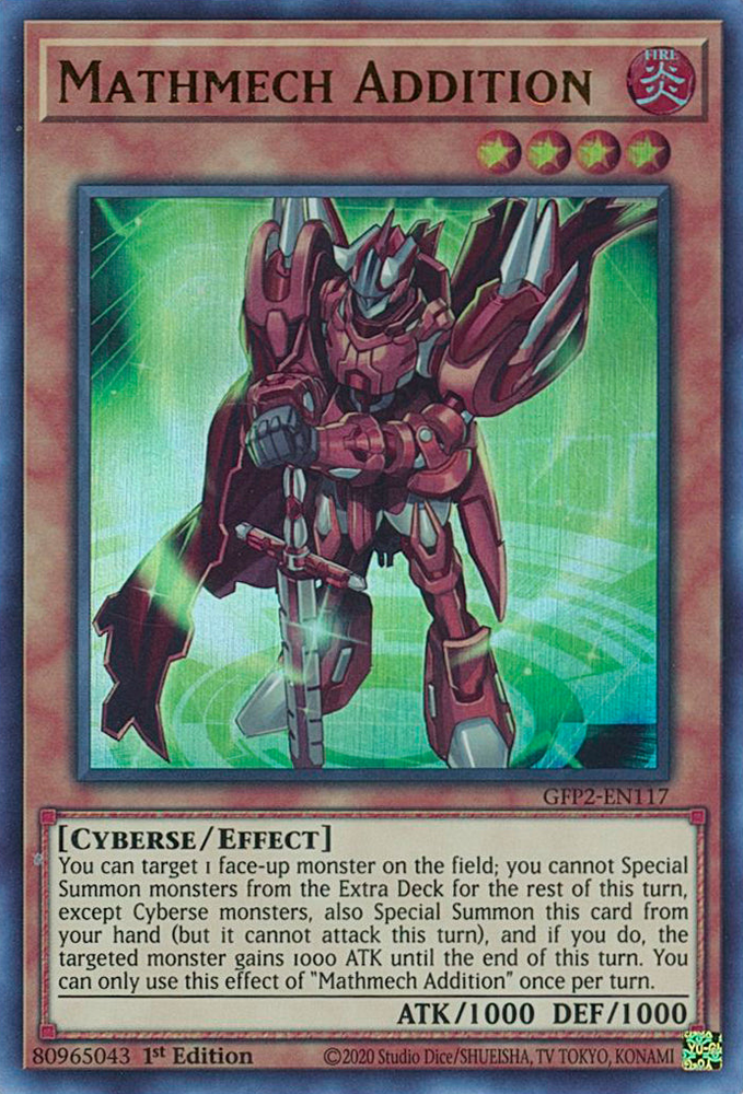 Mathmech Addition [GFP2-EN117] Ultra Rare - Card Brawlers | Quebec | Canada | Yu-Gi-Oh!