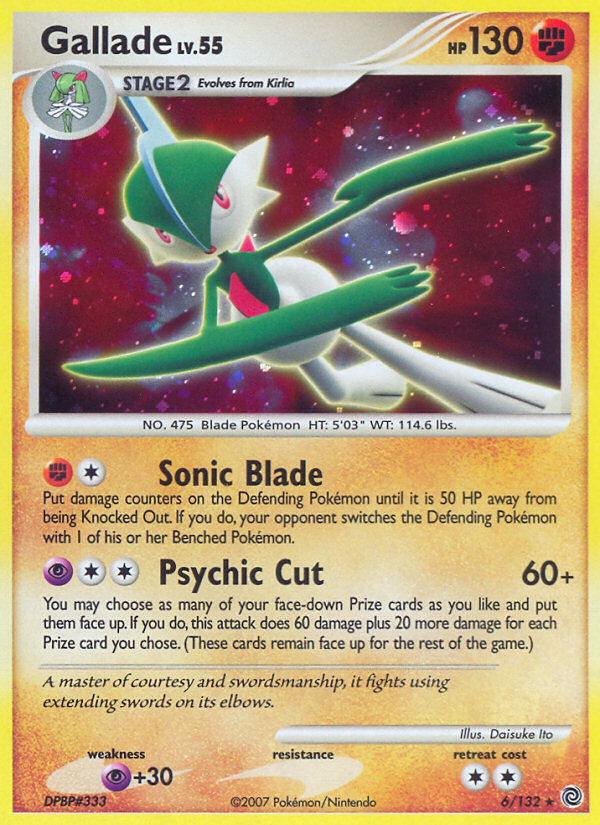 Gallade (6/132) [Diamond & Pearl: Secret Wonders] - Card Brawlers | Quebec | Canada | Yu-Gi-Oh!