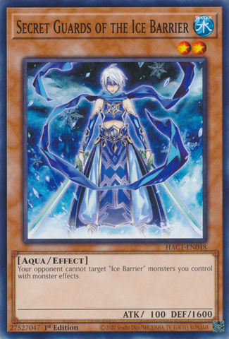 Secret Guards of the Ice Barrier [HAC1-EN048] Common - Card Brawlers | Quebec | Canada | Yu-Gi-Oh!