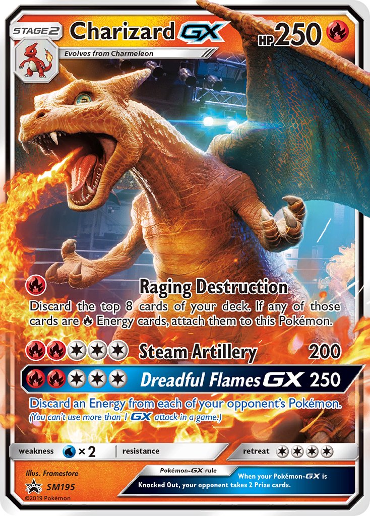 Charizard GX (SM195) [Sun & Moon: Black Star Promos] - Card Brawlers | Quebec | Canada | Yu-Gi-Oh!