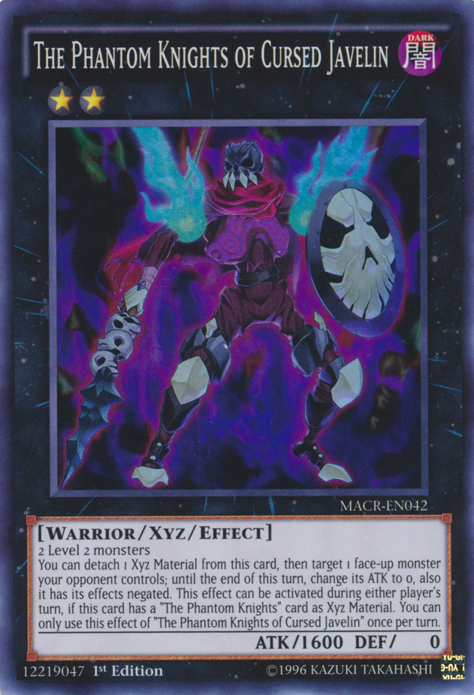 The Phantom Knights of Cursed Javelin [MACR-EN042] Super Rare - Yu-Gi-Oh! - Card Brawlers | Quebec | Canada |