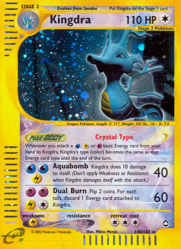 Kingdra (148/147) [Aquapolis] - Card Brawlers | Quebec | Canada | Yu-Gi-Oh!
