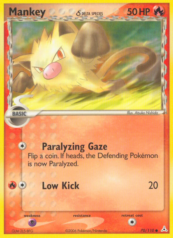 Mankey (70/110) (Delta Species) [EX: Holon Phantoms] - Card Brawlers | Quebec | Canada | Yu-Gi-Oh!