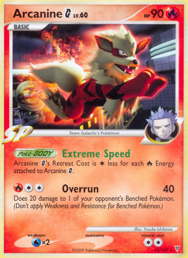 Arcanine G (15/147) (Theme Deck Exclusive) [Platinum: Supreme Victors] - Card Brawlers | Quebec | Canada | Yu-Gi-Oh!