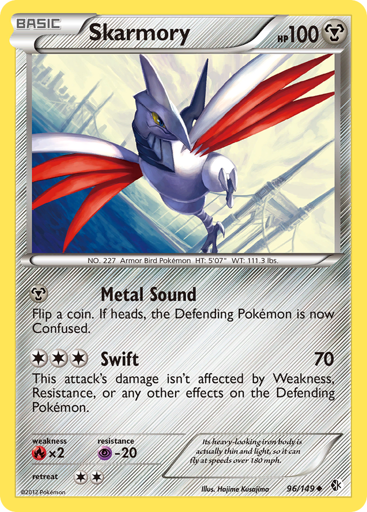 Skarmory (96/149) [Black & White: Boundaries Crossed] - Card Brawlers | Quebec | Canada | Yu-Gi-Oh!