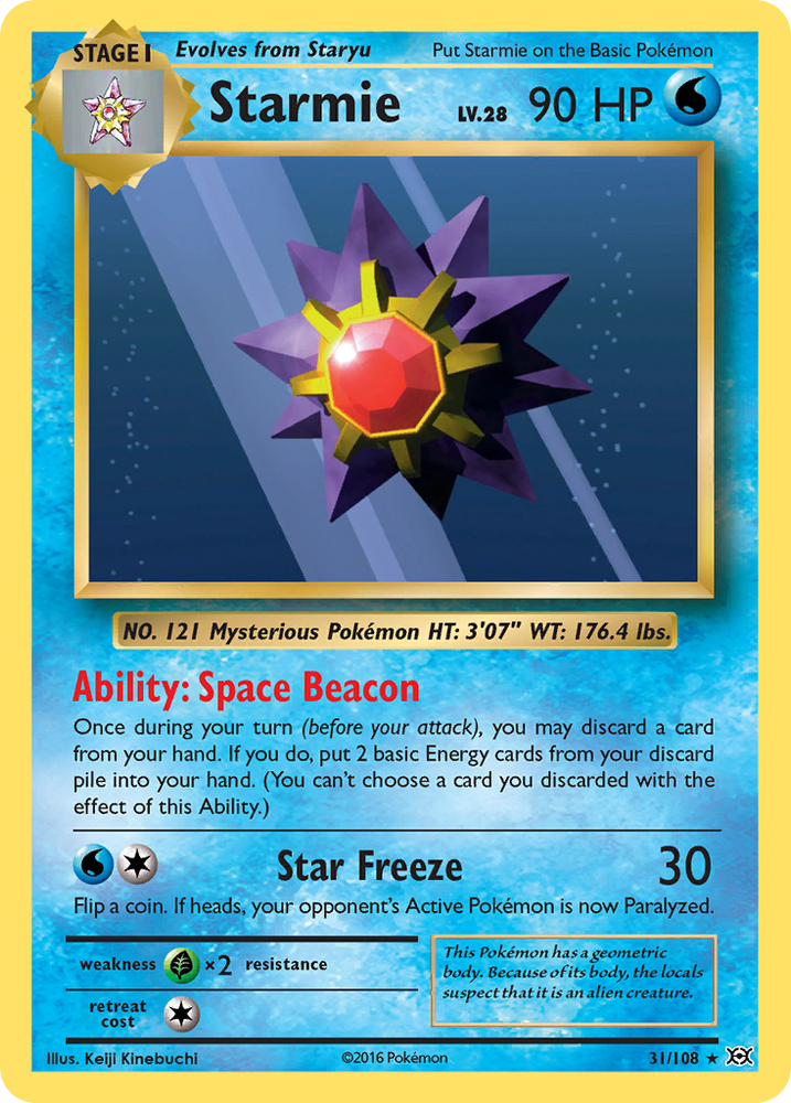 Starmie (31/108) [XY: Evolutions] - Card Brawlers | Quebec | Canada | Yu-Gi-Oh!