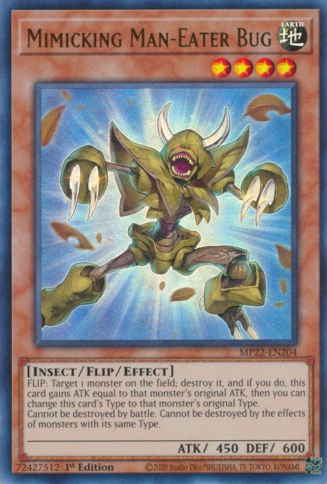 Mimicking Man-Eater Bug [MP22-EN204] Ultra Rare - Card Brawlers | Quebec | Canada | Yu-Gi-Oh!