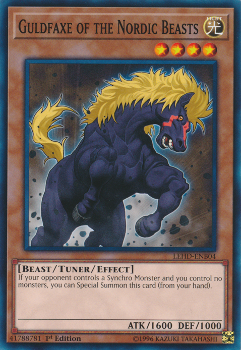Guldfaxe of the Nordic Beasts [LEHD-ENB04] Common - Card Brawlers | Quebec | Canada | Yu-Gi-Oh!