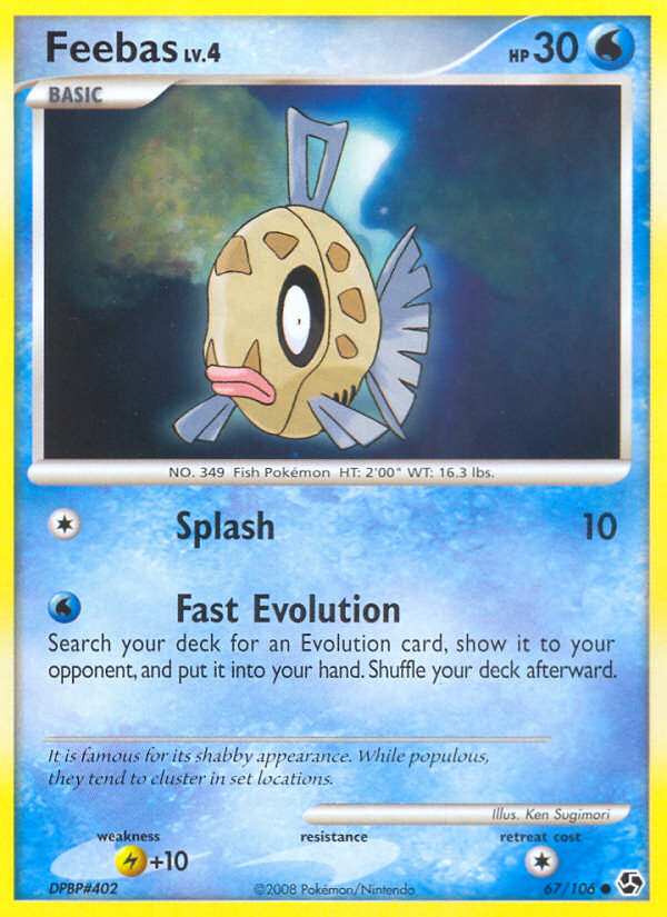 Feebas (67/106) [Diamond & Pearl: Great Encounters] - Card Brawlers | Quebec | Canada | Yu-Gi-Oh!