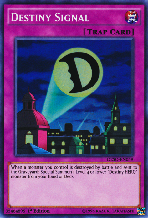Destiny Signal [DESO-EN059] Super Rare - Card Brawlers | Quebec | Canada | Yu-Gi-Oh!