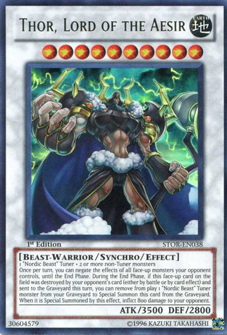 Thor, Lord of the Aesir [STOR-EN038] Ultra Rare - Card Brawlers | Quebec | Canada | Yu-Gi-Oh!