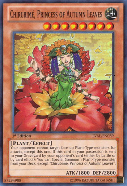 Chirubime, Princess of Autumn Leaves [LVAL-EN039] Super Rare - Yu-Gi-Oh! - Card Brawlers | Quebec | Canada |