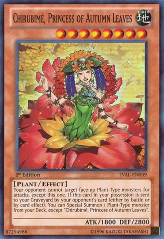 Chirubime, Princess of Autumn Leaves [LVAL-EN039] Super Rare - Card Brawlers | Quebec | Canada | Yu-Gi-Oh!