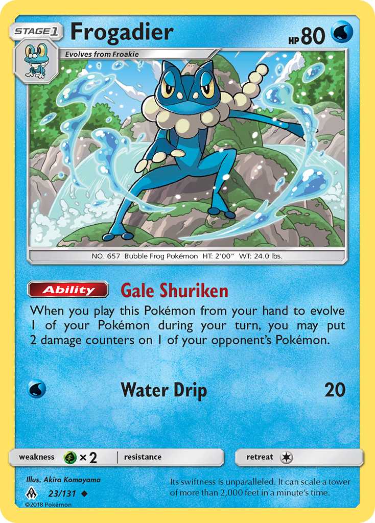 Frogadier (23/131) [Sun & Moon: Forbidden Light] - Card Brawlers | Quebec | Canada | Yu-Gi-Oh!