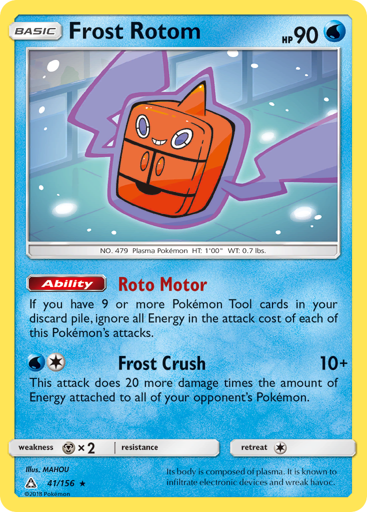 Frost Rotom (41/156) [Sun & Moon: Ultra Prism] - Card Brawlers | Quebec | Canada | Yu-Gi-Oh!